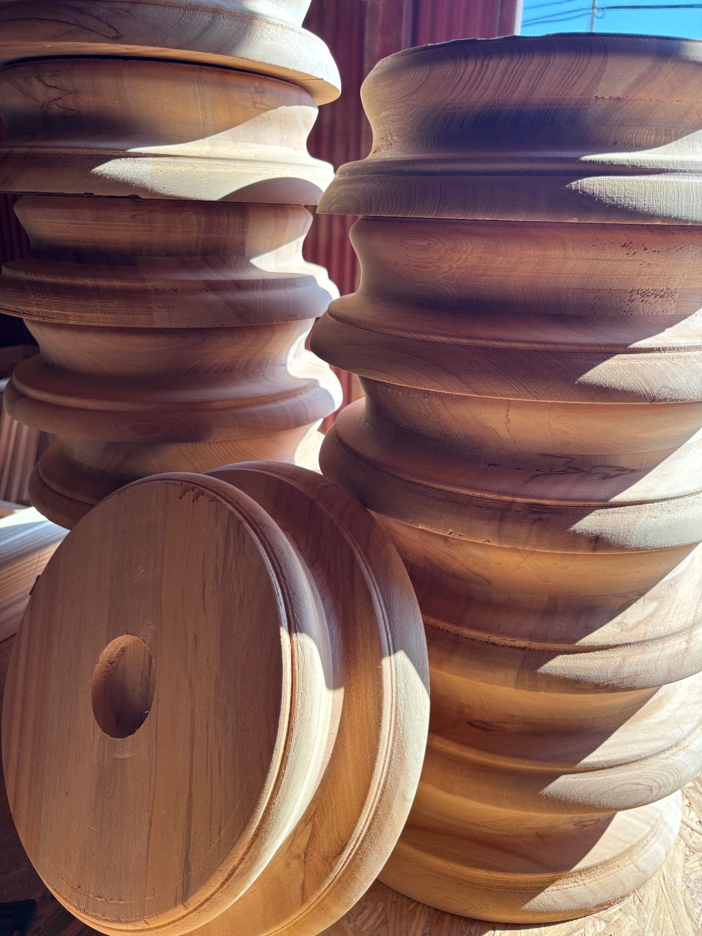 Turned Column Bases & Capitals